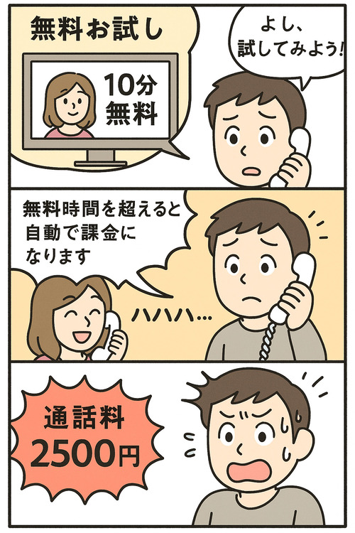 「無料お試し」に潜む落とし穴